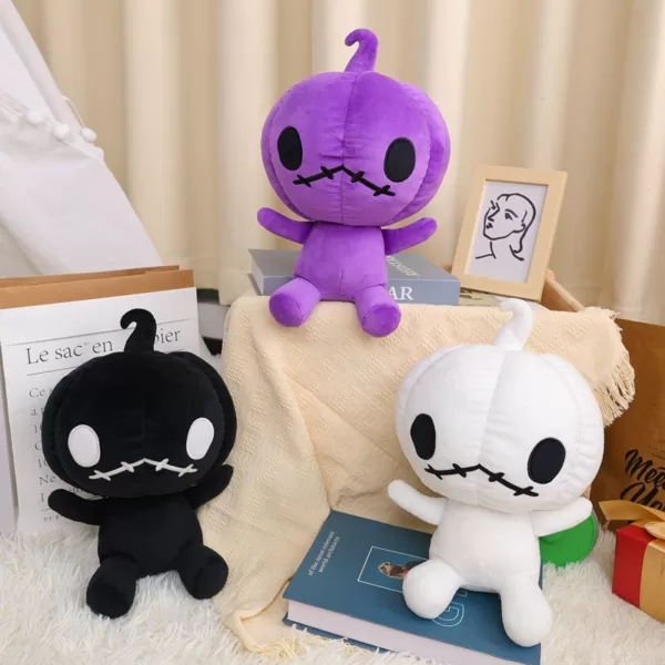 Halloween Ghost & Pumpkin Plushies