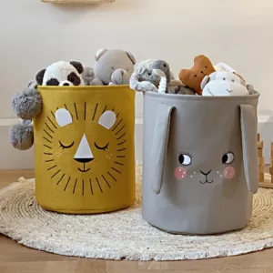 Fabric Animal Storage Bucket