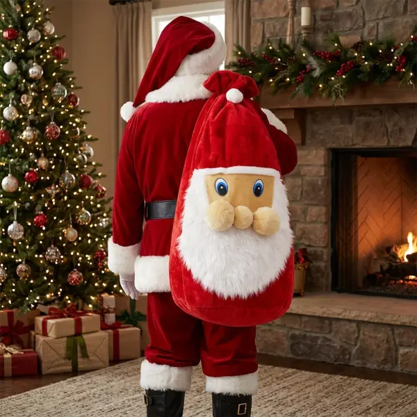 Plushie Santa Gift Bag Plushie Santa Gift Bag