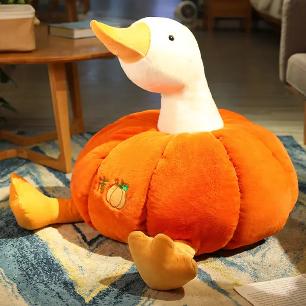 Pumpkin Duck Plushie