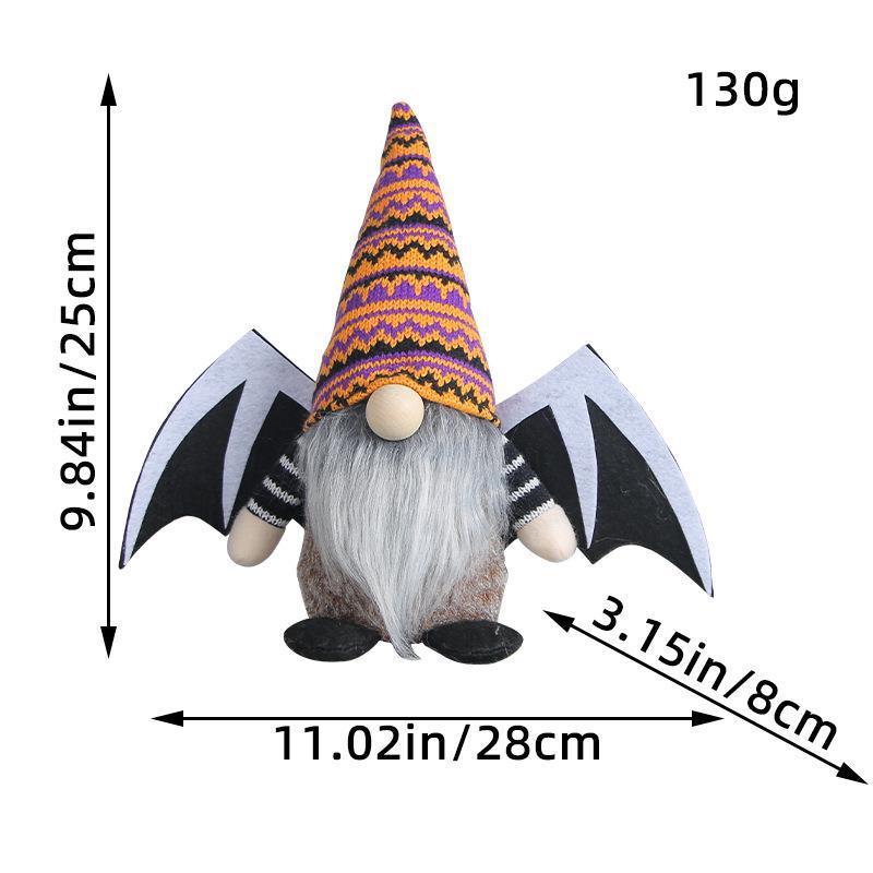 Winged Halloween Gnome Winged Halloween Gnome