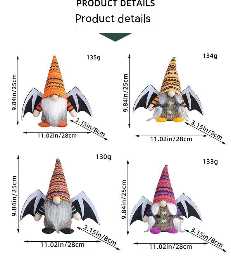 Winged Halloween Gnome Winged Halloween Gnome