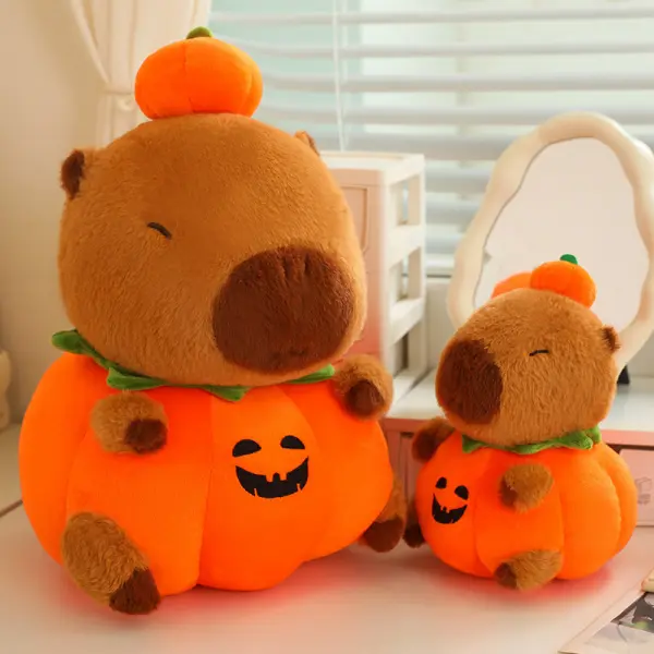 Halloween Ghost & Pumpkin Plushies
